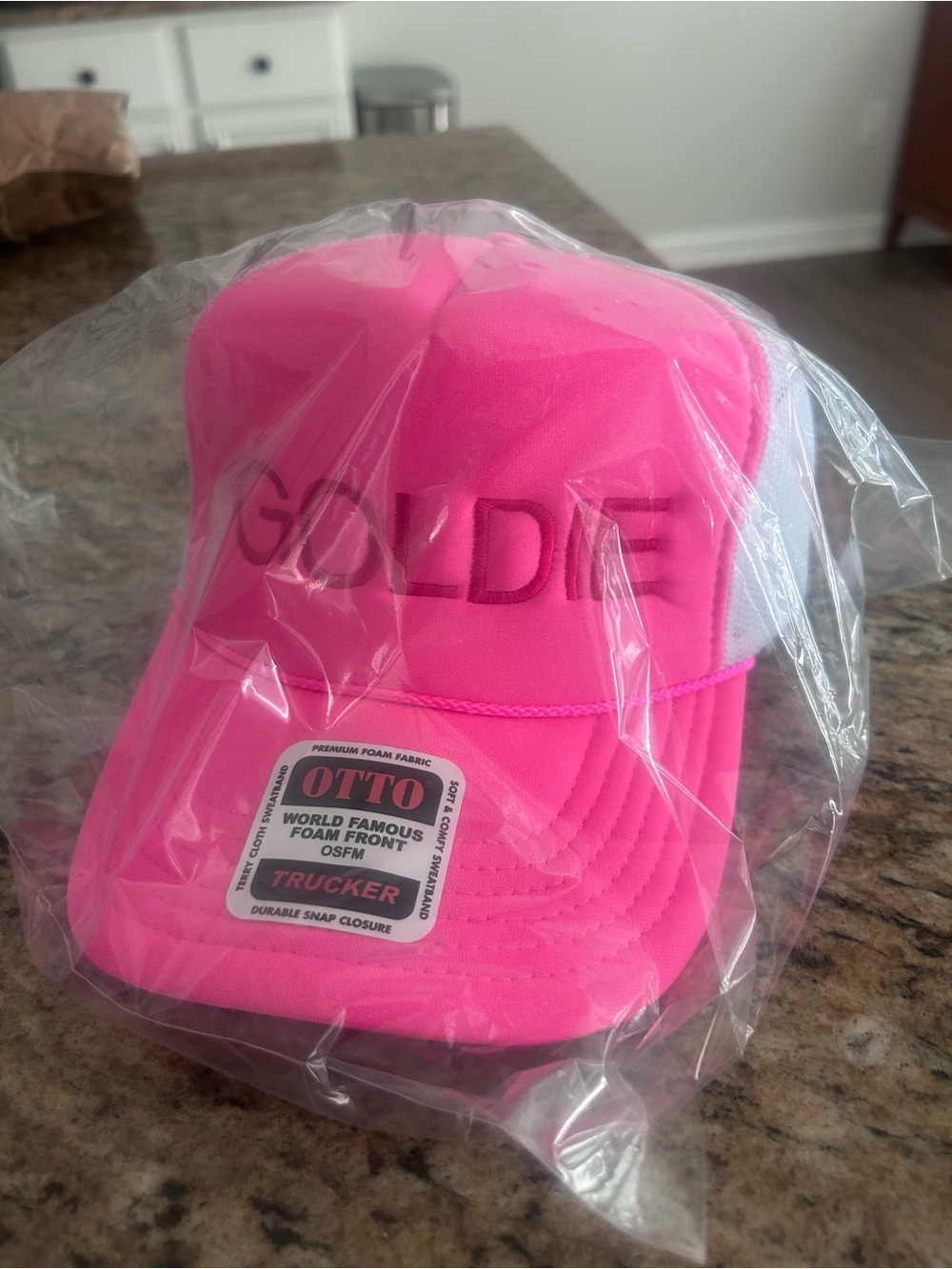 NWT! OTTO Pink Trucker Adult Hat